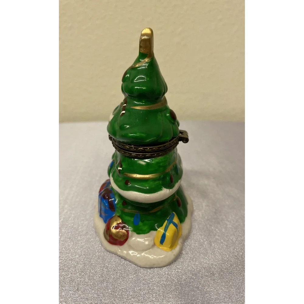 VNTG CHRISTMAS TREE TRINKET BOX/Figurine-3